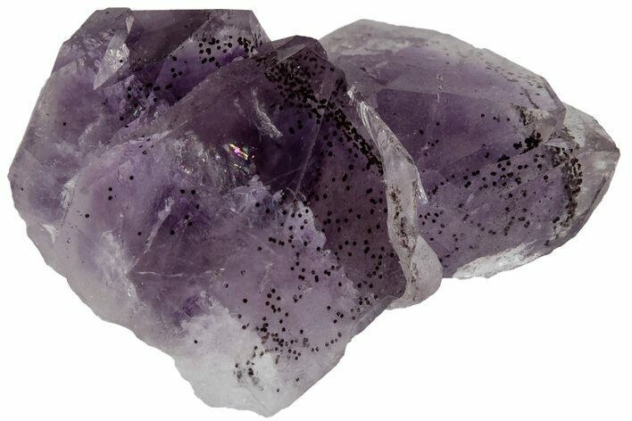Amethyst Crystal Cluster with Spotted Phantoms - China #221163